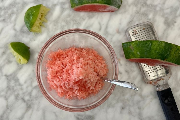 viral watermelon shaved ice | Healthy Foodie Girl Variation for viral watermelon shaved ice