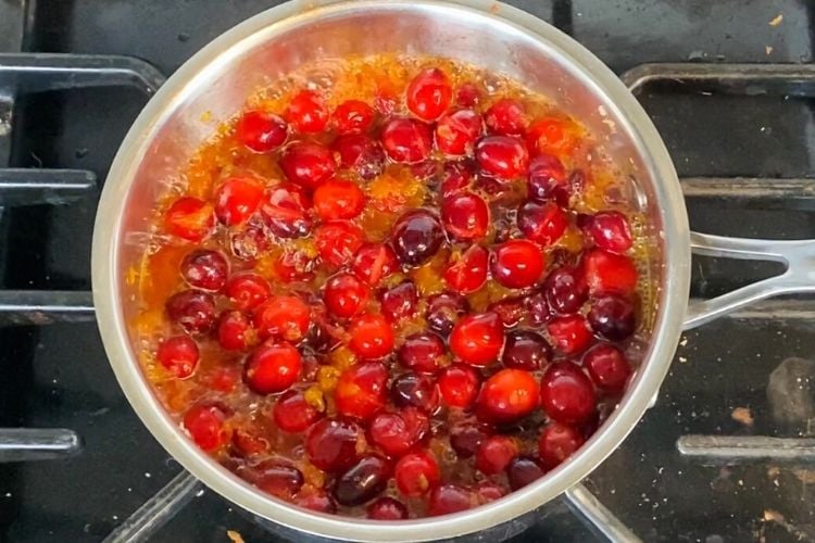 EASY HOMEMADE CRANBERRY SAUCE | Healthy Foodie Girl