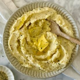 Homemade Mashed Potatoes Recipe With Cauliflower | Healthy Foodie Girl Homemade Mashed Potatoes Recipe With Cauliflower