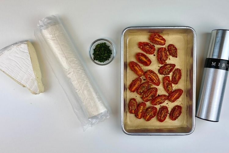 Ingredients for baked brie bites