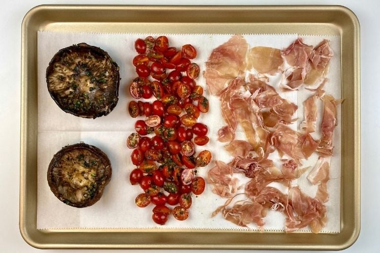 stuffed portobello mushroom recipe | Healthy Foodie Girl stuffed portobello mushroom recipe