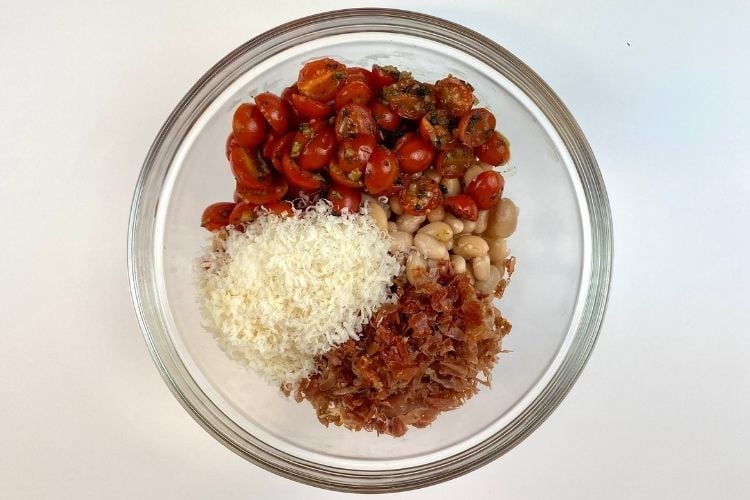 tuscan white bean salad recipe | Healthy Foodie Girl tuscan white bean salad recipe