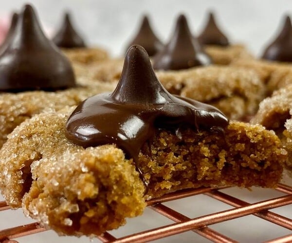 Healthier Peanut Butter Blossoms