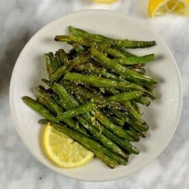Crispy Air Fryer Green Beans | Healthy Foodie Girl Crispy Air Fryer Green Beans