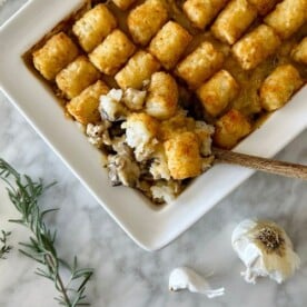 Healthy Tater Tot Casserole | Healthy Foodie Girl Healthy Tater Tot Casserole