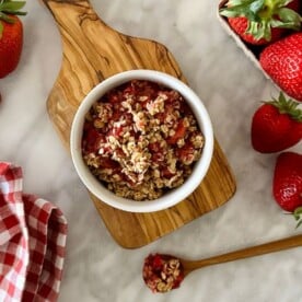 Strawberry Crumble | Healthy Foodie Girl Strawberry Crumble