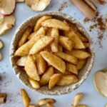 Air Fryer Apples in a bowl.