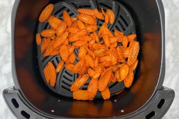 Air Fryer Carrot Chips | Healthy Foodie Girl