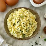 Cottage Cheese Egg Salad in a bowl.