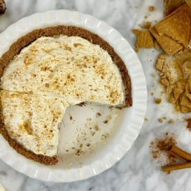 Banana Cream Pie With Graham Cracker Crust | Healthy Foodie Girl Banana Cream Pie With Graham Cracker Crust