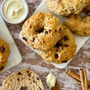 Cinnamon Raisin Bagels | Healthy Foodie Girl Cinnamon Raisin Bagels
