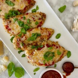 Air Fryer Chicken Parmesan | Healthy Foodie Girl Air Fryer Chicken Parmesan