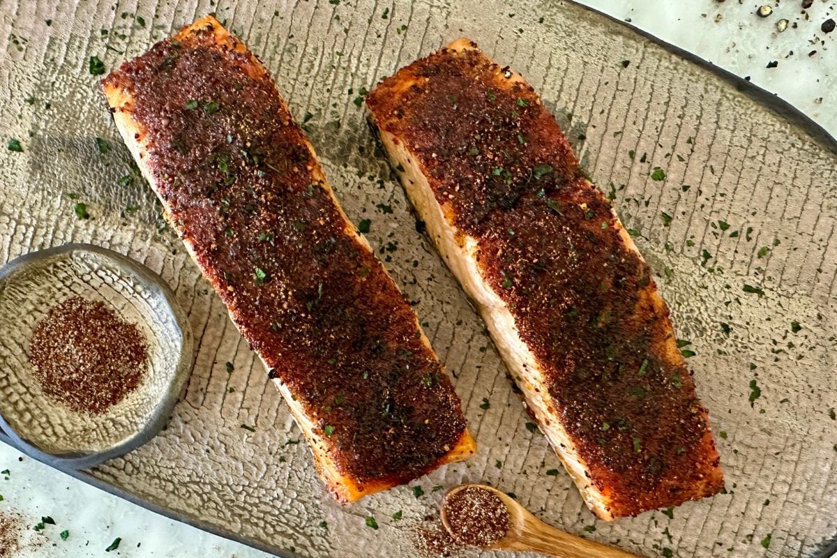 Air Fryer Salmon | Healthy Foodie Girl Air Fryer Salmon