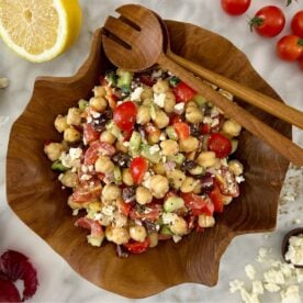 Mediterranean Chickpea Salad Recipe | Healthy Foodie Girl Mediterranean Chickpea Salad Recipe