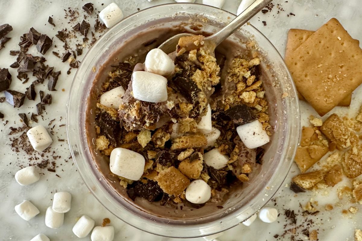 Ninja Creami S'mores Protein Ice Cream