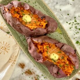 Air Fryer Baked Sweet Potatoes Recipe | Healthy Foodie Girl Air Fryer Baked Sweet Potatoes Recipe