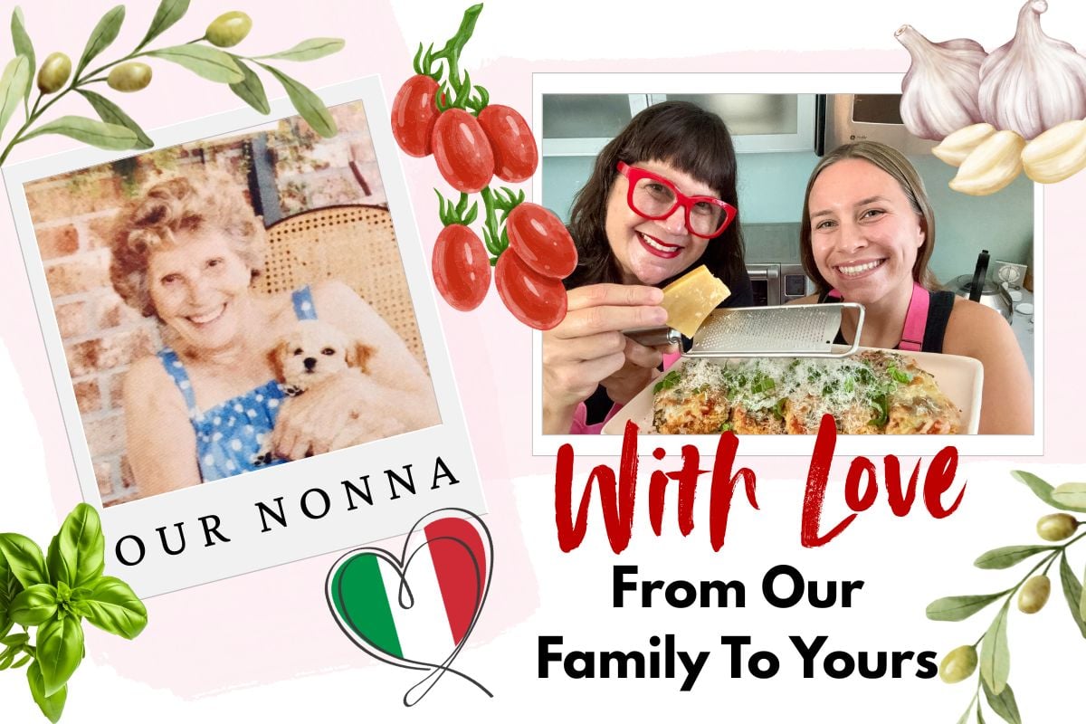 Shawna and Ella from Healthy Foodie Girl with Healthy Chicken Parmesan