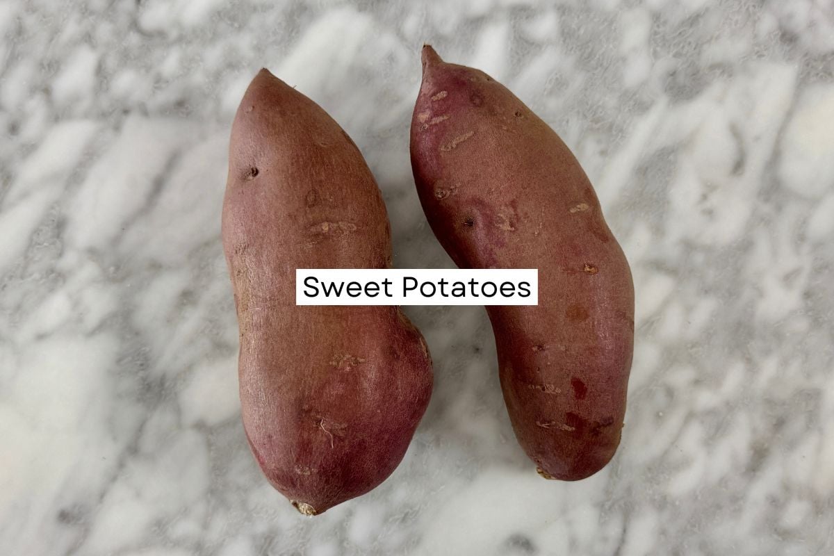 Two sweet potatoes | Healthy Foodie Girl Two sweet potatoes