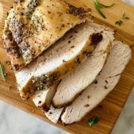 Easy Juicy Air Fryer Turkey Breast Recipe | Healthy Foodie Girl Easy Juicy Air Fryer Turkey Breast Recipe