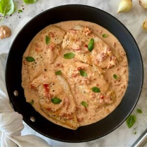 Lightened Up Marry Me Chicken in One Skillet | Healthy Foodie Girl Lightened Up Marry Me Chicken in One Skillet