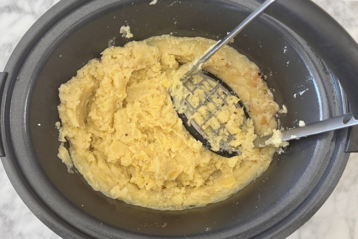 Mashed potatoes in the slow cooker | Healthy Foodie Girl Mashed potatoes in the slow cooker