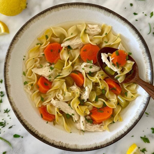 Slow Cooker Chicken Noodle Soup Recipe | Healthy Foodie Girl Slow Cooker Chicken Noodle Soup Recipe