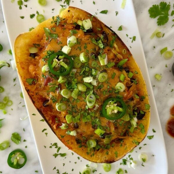 Spaghetti Squash Enchilada Bowls Recipe | Healthy Foodie Girl Spaghetti Squash Enchilada Bowls Recipe