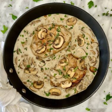 Healthy Winter Recipe in a skillet.